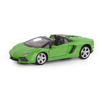 Модель 1:24 Lamborghini Aventador Roadster-OPEN, зеленый, откр. двери, свет, звук