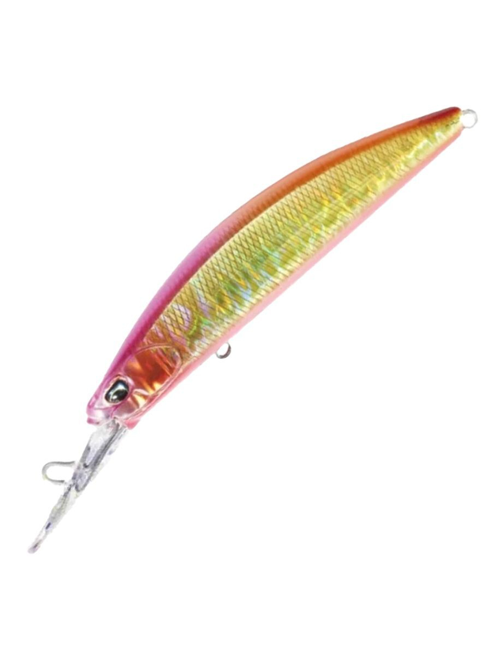 Воблер DUO Deep Feat 87DRF, ANA4076 Pink Clown Yamame, 87 мм, 12 г, плавающий, минноу