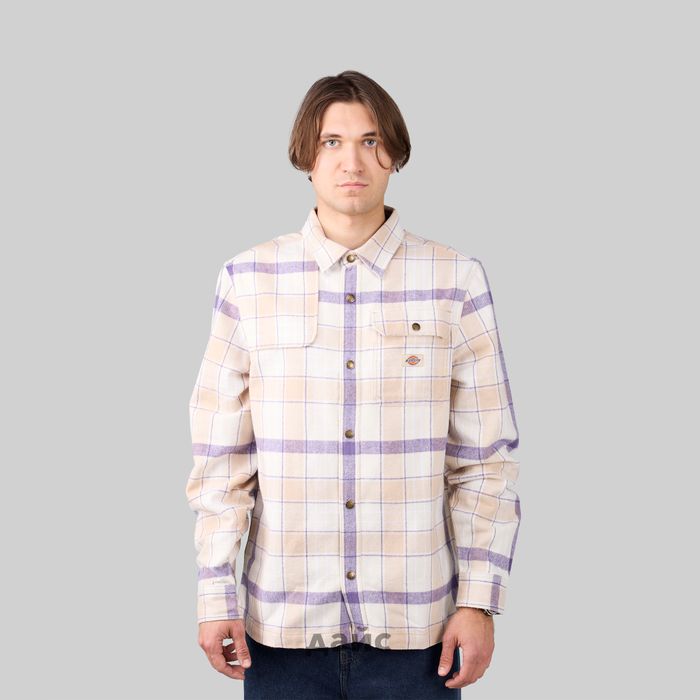 Рубашка мужская Dickies Nimmons Plaid Long Sleeve Shirt артикул:WLR19NCG - купить в магазине Дайс