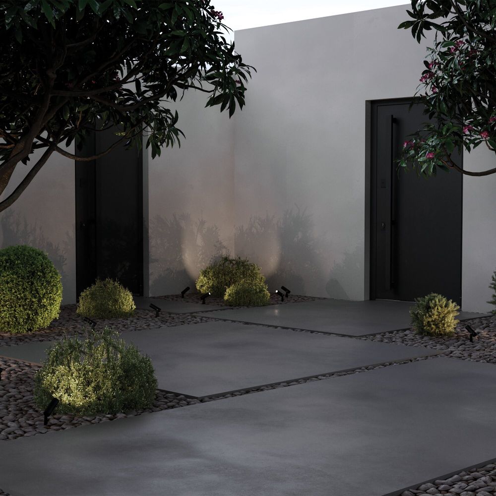 Уличный грунтовый светодиодный светильник Maytoni Bern O050FL-L2GF3K