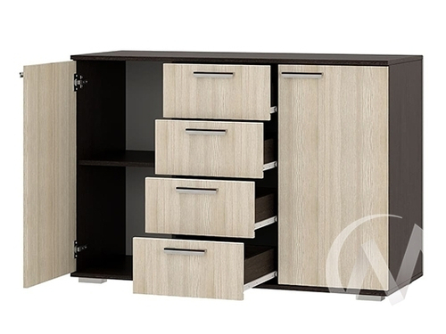 Комод Стандарт-2 NEW (венге/лоредо)