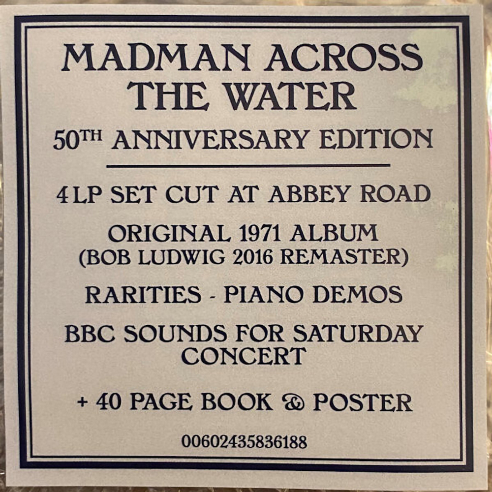 Elton John / Madman Across The Water (50th Anniversary Edition)(4LP)
