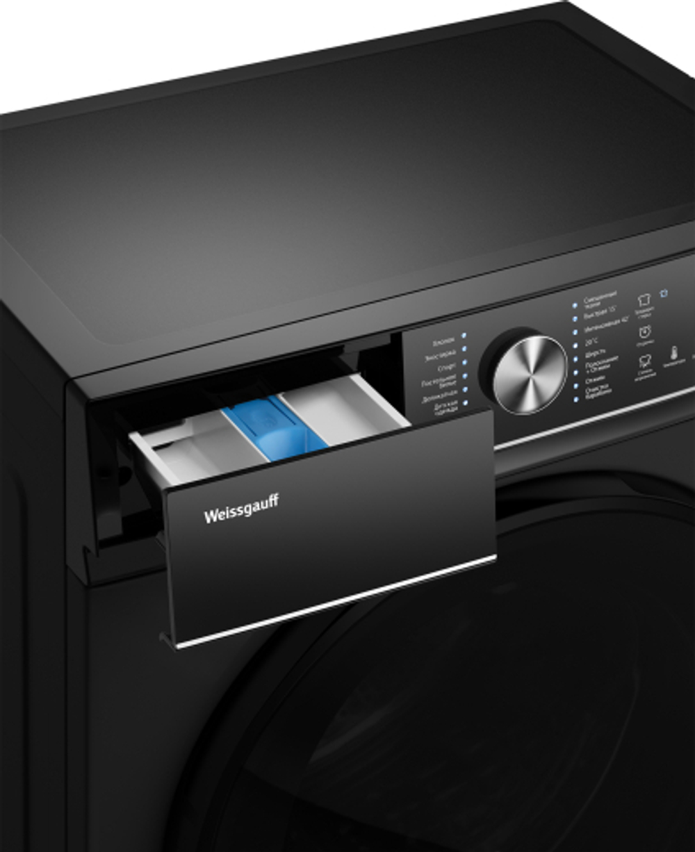 Стиральная машина Weissgauff WM 47147 DC Inverter Steam Black (436617)