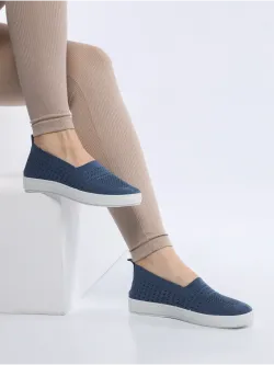 Мокасины летние текстильные