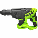 Перфоратор аккумуляторный GREENWORKS GD24SDS2 24В,SDS+,2ДЖ,б/щ,без АКБ и ЗУ (3803007)
