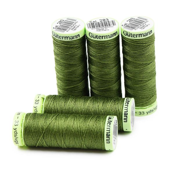 Нитки отделочные Gutermann Top Stitch 30 (30 метров), 5 кат. | 283 умеренный папоротник