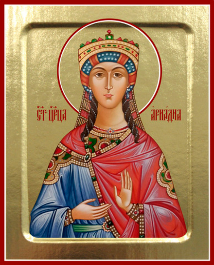 Икона Ариадны, царицы на дереве: 125 х 160 (Синопсисъ)