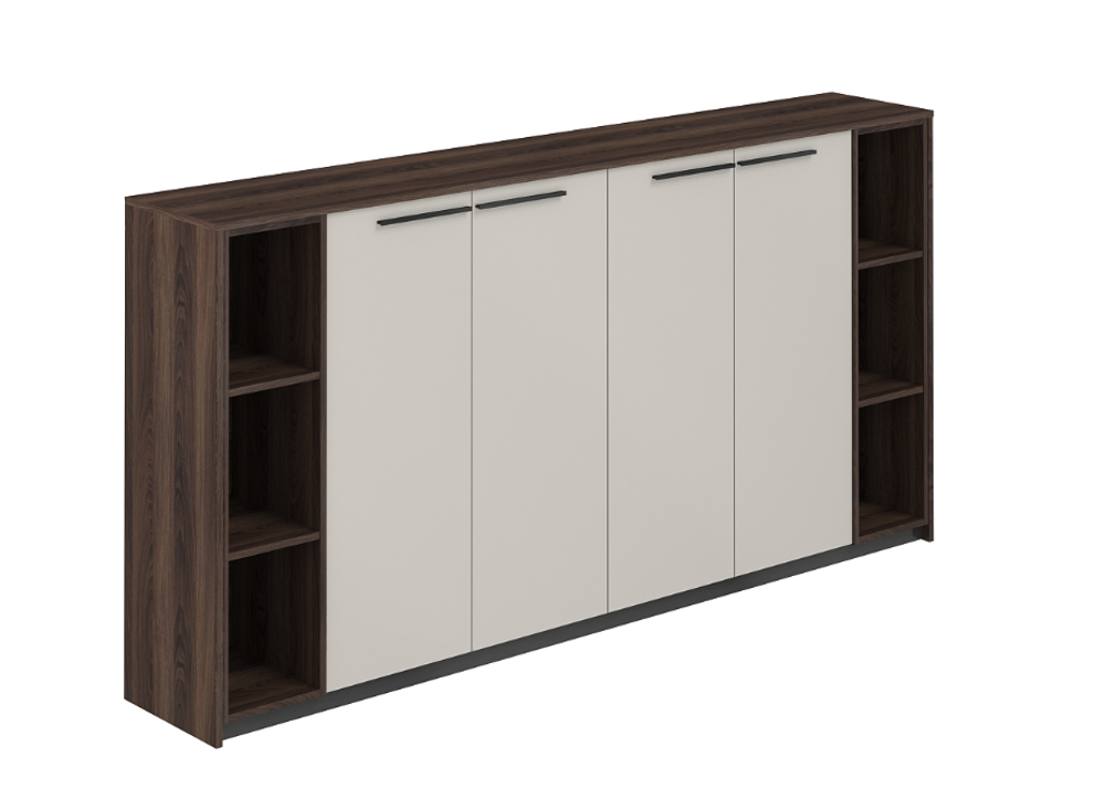 Шкаф средний с 2-мя стеллажами RF.405.DA.PG.DA REEF (РИФФ)