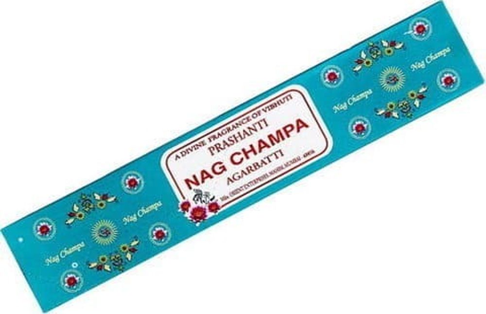 A Divine Fragrance of Vibhuti Prashanti Nag Champa Благовоние-масала Наг Чампа, 15 г