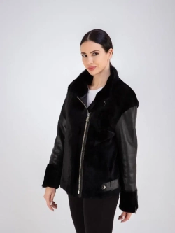 Дубленка натуральная короткая зимняя Турция