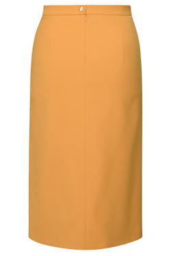 Юбка прямая 2801ЛЕ, горчичный #184Гор012801ЛЕ