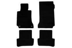 Коврики в салон для MERCEDES-BENZ C-Class W204 АКПП 2006-2011, 2011-2015, седан, 4 шт. (текстиль) KLEVER013439101200K