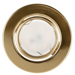 ST2A GD Светильник ЭРА штампованный поворотный MR16,12V/220V, 50W золото