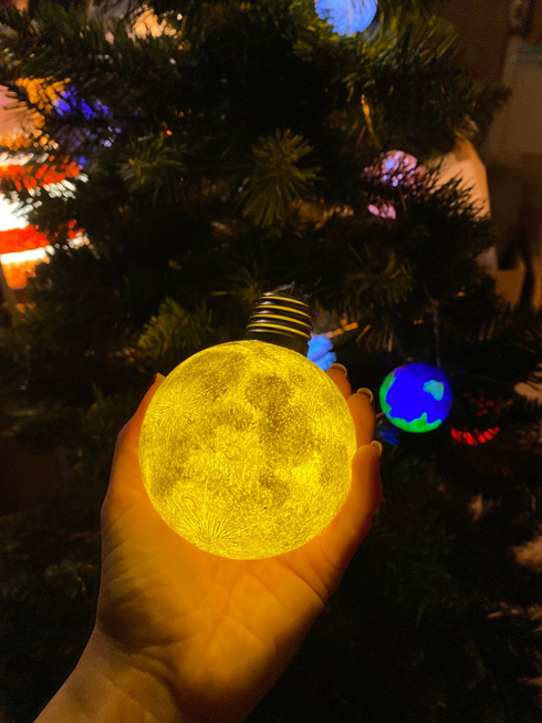 Ёлочный шар - Луна