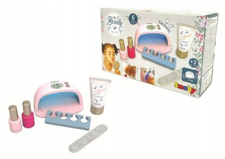 Игровой набор Smoby My Beauty - Игрушечная Сушилка для ногтей с подсветкой + 5 аксессуаров - Смоби 320149