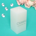 Свеча «Classic» 5*5*10см цвет белый ZD-143