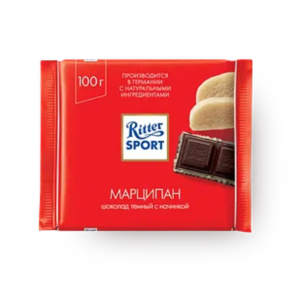 Шоколад "Риттер Спорт" марципан 100г
