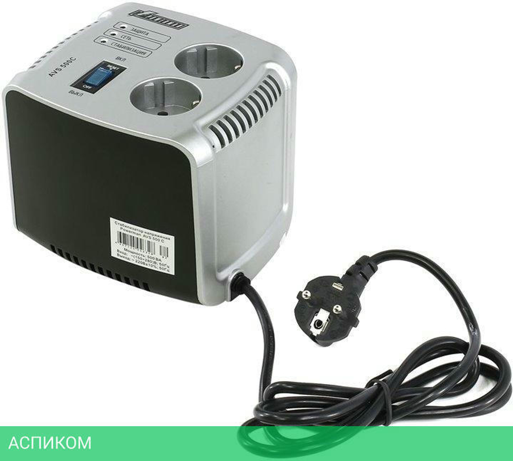 Стабилизатор напряжения PowerMan AVS 500C