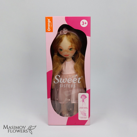 Кукла Санни в розовом платье