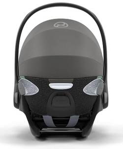 Коляска 3 в 1 Cybex Priam IV Chrome Brown complete и автокресло Cloud T i-Size Mirage Grey Leaf Green