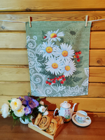 Набор кухонных полотенец, 3 шт , 45х60 см , рогожка