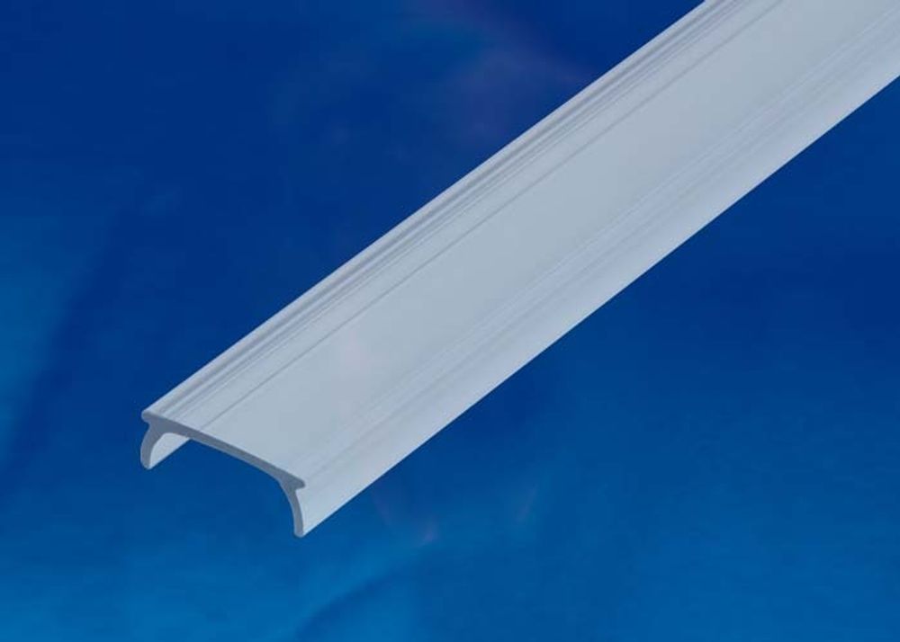 UFE-R01 CLEAR 200 POLYBAG Прозрачный рассеиватель для алюминиевого профиля, пластик. Длина 200 см. ТМ Uniel