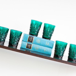 Набор стаканов 6шт 230мл Объект мечты Светский прием Хлоя бирюза OM-21091719