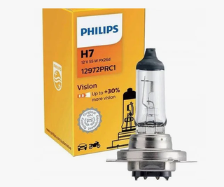 Автолампа H7 12V 55W (PX26d) Philips  +30% Vision Premium #12972PRC1 ORIGINAL