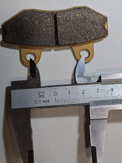 Колодки тормозные задние для эндуро мотоцикла износостойкие