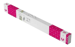 Комплект 2х2м кубообразного реечного алюминиевого потолка CESAL AR С 30/27 Графит (для ванной, входных групп, санузлов и лоджий)