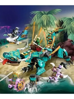 Конструктор Ниндзя Дракон из джунглей 525 деталей 3082