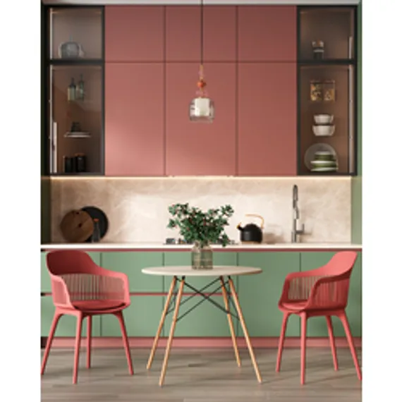 Стул Crocus с подушкой бордовый