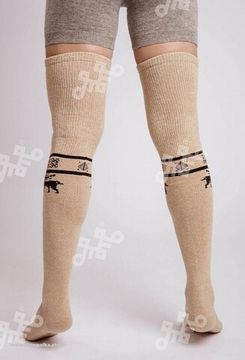 Чулки из  монгольской шерсти