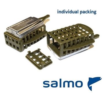 Кормушка фидерная Salmo FEEDER SQUARE съёмное дно 020г