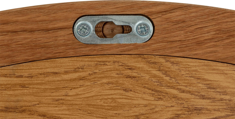 Зеркало настенное 70х70, Миллиси, круглое, в деревянной раме, в спальню, ванную, прихожую, бежевое, Dipriz