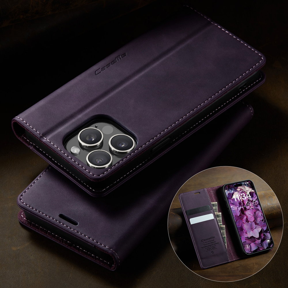 Чехол-книжка CaseMe RFiD iPhone 15 Pro Max