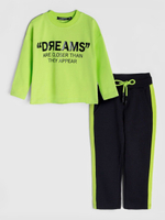 Комплект одежды LARETTO Костюм спортивный с брюками для девочки