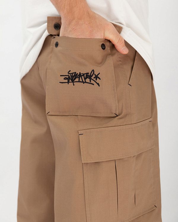 Брюки WideCargo Бежевые - фото 5