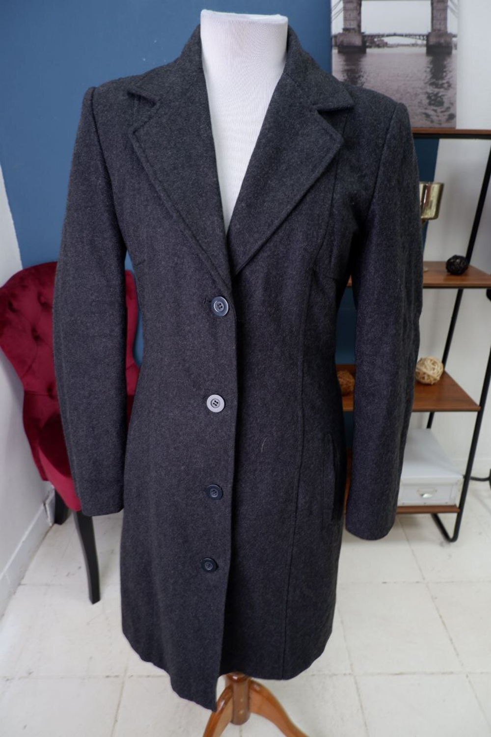 Пальто Sasch шерстяное 44 размер