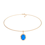Колье Qudo TIVOLA big G royal blue delite 404684.1 BL/G