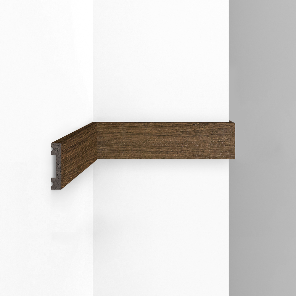 Плинтус Decomaster D162 D162-81 ДМ Молдинг гладкий