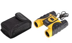 Бинокль Veber 10х25 WP черный-желтый [20763]