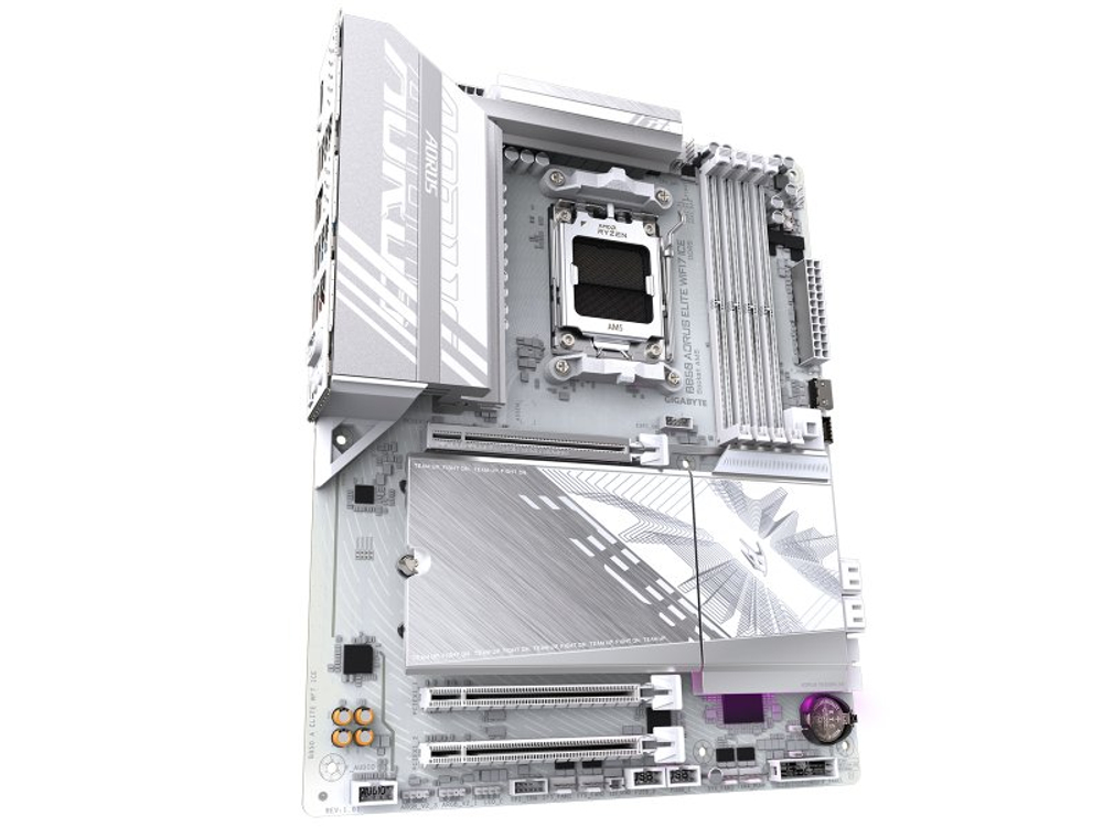 Материнская плата Gigabyte B850 Aorus Elite Wifi7 Ice, Socket AM5, AMD B850, ATX, RTL