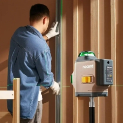 Уровень лазерный Nocord, 3х360, с аксессуарами