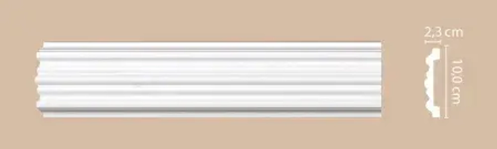 Молдинг гладкий DECOMASTER A027 (100*23*2000мм)