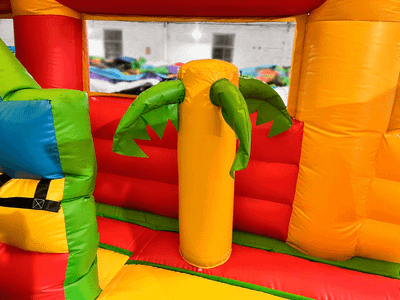 Коммерческий надувной батут «Страна Сафария» 10*6*6 м