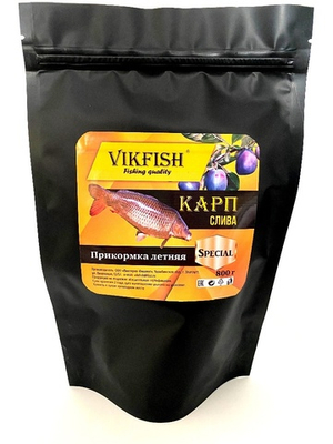 Прикормка VIKFISH Special  Летняя (Карп слива) 800гр.
