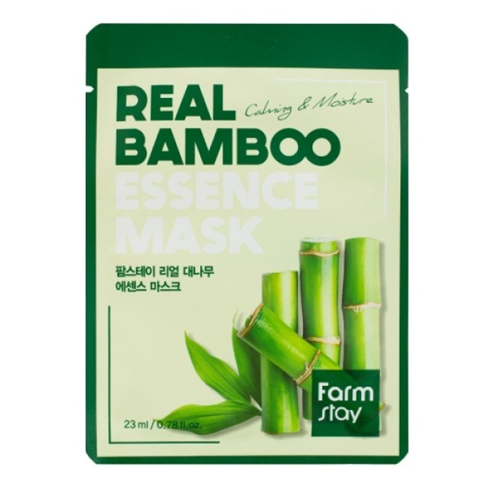 Тканевая маска для лица с экстрактом бамбука FarmStay Real Bamboo Essence Mask