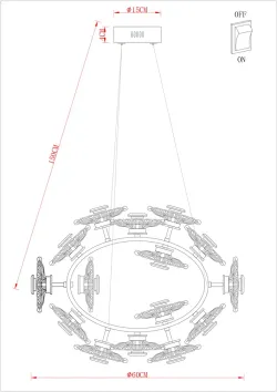 Подвесная люстра Arte Lamp