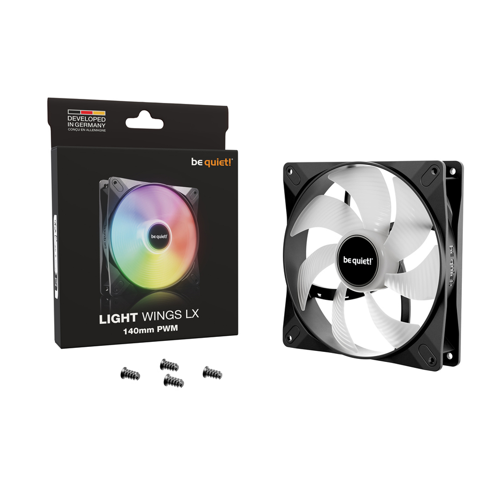 Вентилятор для компьютерного корпуса Bequiet! Light Wings LX 140mm PWM